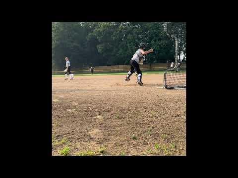Video of Catcher Drills, throw downs from home plate, to 2nd Base, with runner