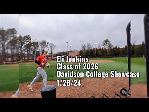 Video of Eli Jenkins - Davidson College Showcase January 28, 2024