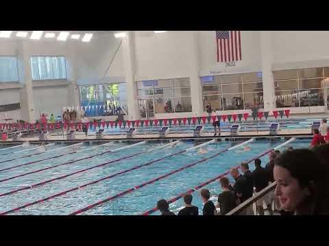 Video of Alex 100M Back in 400 Medley Relay 1:01.85 Lane 6