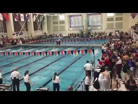 Video of 21.53 50 Free, States 2020