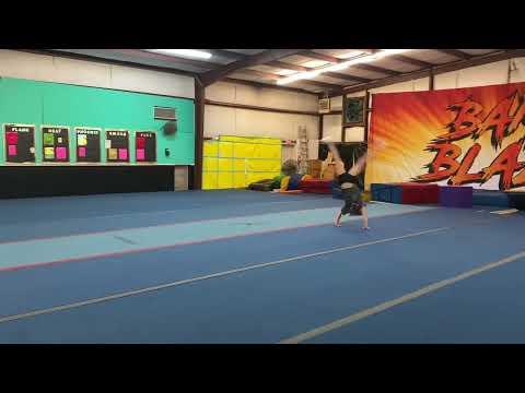 Video of open gym tumbling 