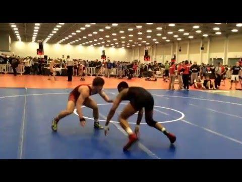 Video of 2016 NHSCA HS Championships Day 2: Christian Walden (LA) over Dante Springsteen (WA) 2-1