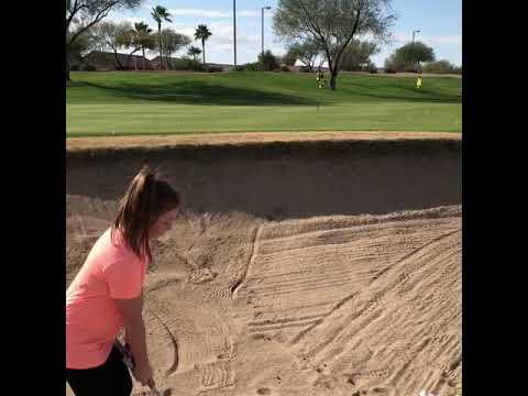 Video of Sand trap practice 