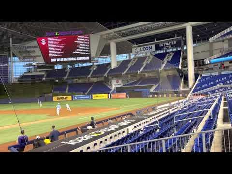 Video of Best of US Showcase- Triple off the wall at Miami Marlins Stadium