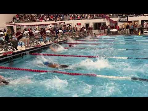 Video of 100 free 45.4