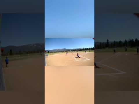 Video of Final senior league game hitting and pitching compilation
