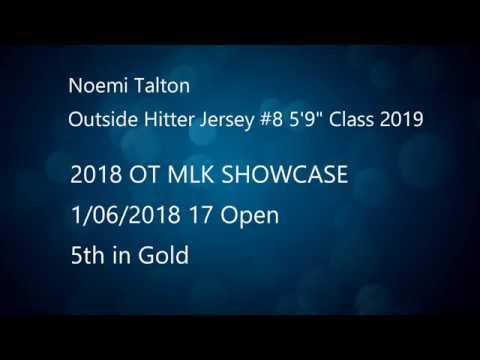 Video of Noemi Talton Outside Hitter Class of 2019 OT MLK 2018 Highlights