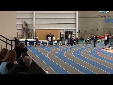 Video of 60 meters 7.16 finals (lane 4)