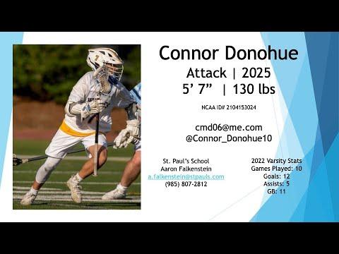 Video of Connor Donohue 2022 Varsity Highlights Freshman