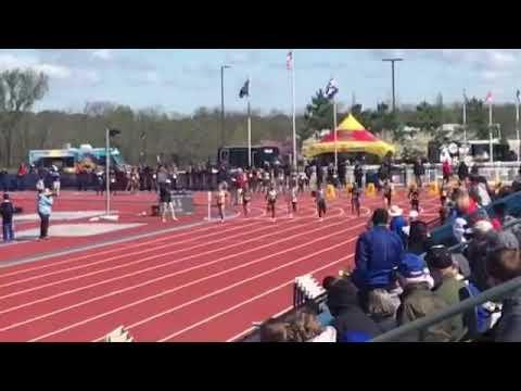 Video of Teresa's 100m at Ku relays