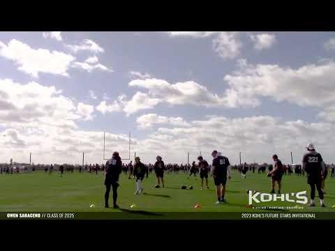 Video of 2023 Kohl’s Future Stars | Day 1 2025 Punt Comp. Winner