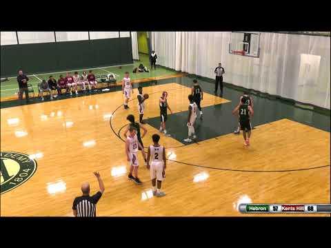 Video of Boys Varsity Basketball | Hebron v. Kents Hill - PG #2