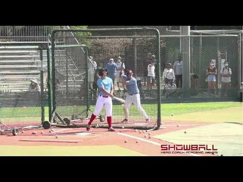 Video of Batting-Showball Camp, CA Oct 17 2020 *#11 red socks*