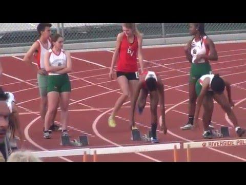 Video of My First Time Hurdling (9th Grade Varsity Race)