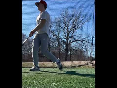 Video of Camden Everhart Switch Hitting Cage Work