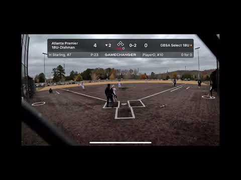 Video of Jayda Braithwaite 3rd Base (Fall 2021)