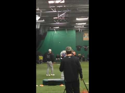 Video of Derek Van Pay PBR WI Pitching with radar