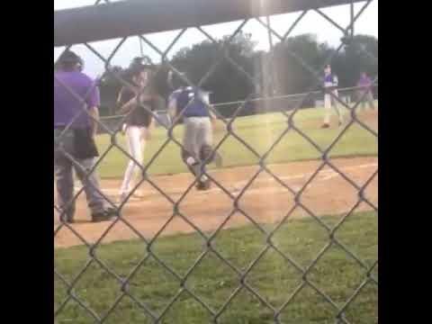Video of Double off of a walk!!⚾