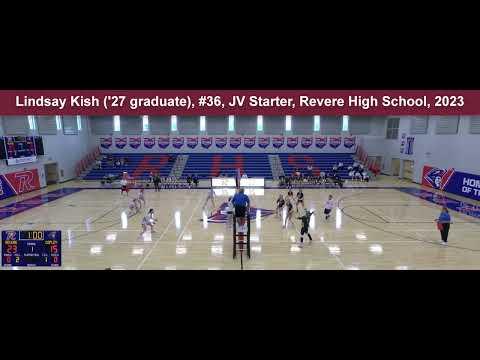 Video of Lindsay Kish - JV Starter - Revere 2023 Season