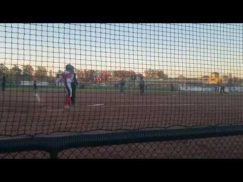 Video of 2 run double to tie up the game and take the W. 