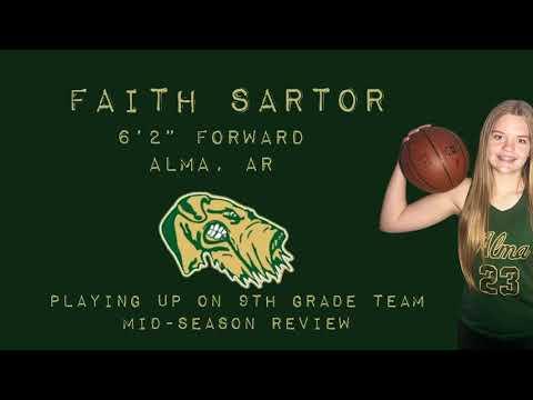 Video of Faith Sartor  mid season school ball review 
