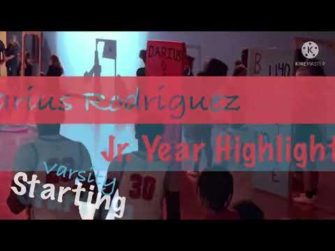 Video of Darius J Rodriguez - Jr year Highlights