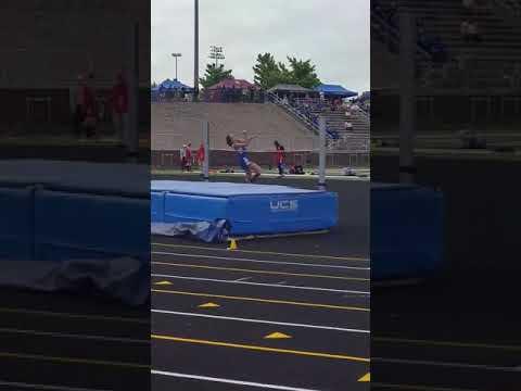 Video of High Jumping 5”1’ at 2018 individual state 