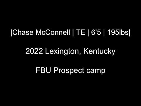 Video of 6’5 Tight End, Chase McConnell. FBU 2022 Lexington, Ky.