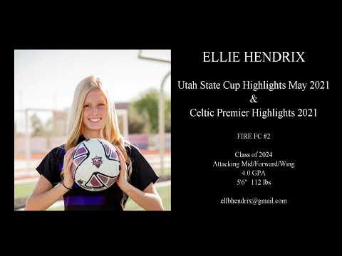 Video of Ellie Hendrix Utah State Cup May 2021 Highlights
