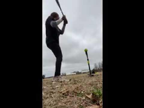 Video of Jordan Hitting off of the tee