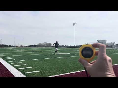 Video of 20 Yard Dash Times. Ran a 2.97 Consistently.