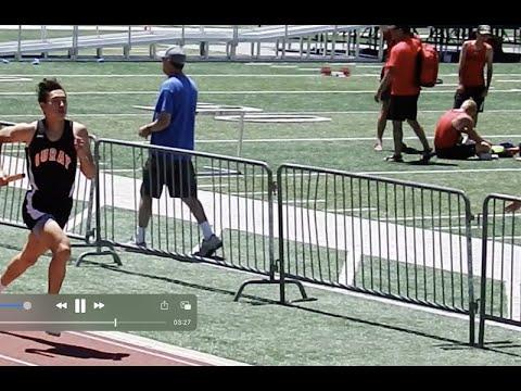 Video of 3rd leg of 4x400m May 14, 2022