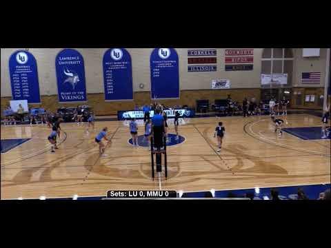 Video of Lawrence University VS MMU (defensive specialist)