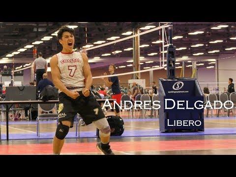 Video of Andres Delgado Libero Class 2018 - Junior Highlights