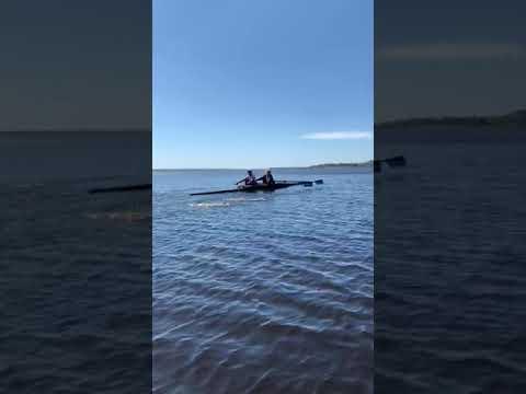 Video of ERC Rowing Clip #5: Varsity Double (Stroke)