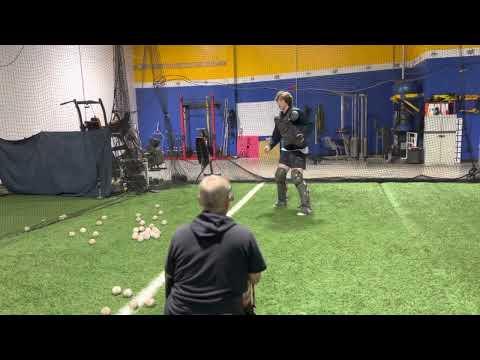 Video of Catching workouts 3.25.23