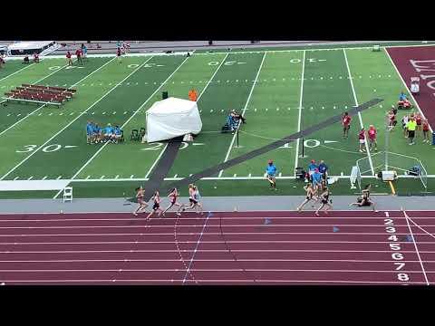 Video of State Track 2021 - 800M - 3rd Place - 2:18.82 (school record) LANE 7 Light Blue