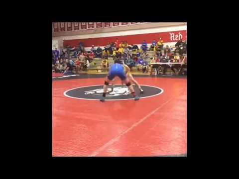 Video of Taci Tapia BLUE vs 2017 3A High School 3rd place state Champ; "he bit me"