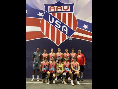 Video of Trevor Van Valkenburgh 2022 AAU Nationals highlights 