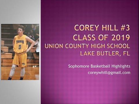 Video of sophomore varsity basketball highlights- Corey Hill