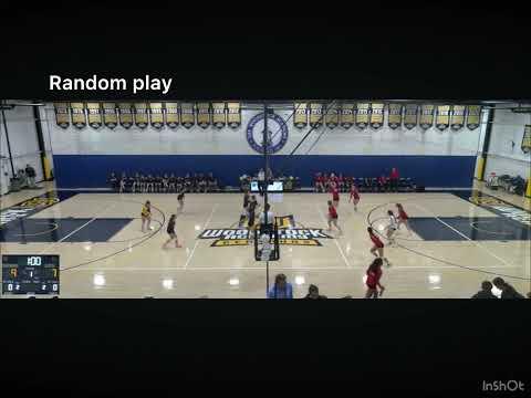 Video of Highlights in game Woodstock Academy vs. Conard- Libero in yellow Jersey