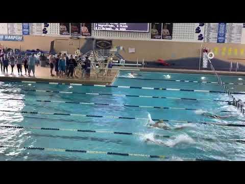 Video of Kyle Bos Lane 5 50 Freestyle DIII SCC Conference Meet