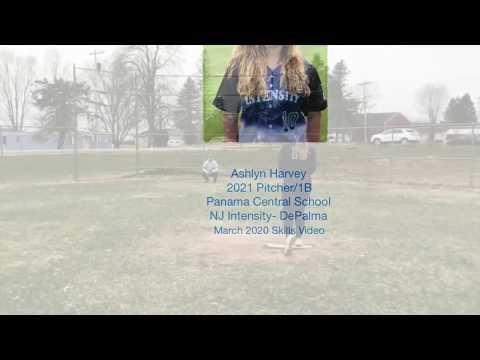 Video of Ashlyn Harvey - 2021 RHP/1B March 2020