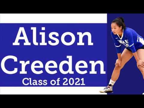 Video of Alison Creeden 2019 High School Highlights