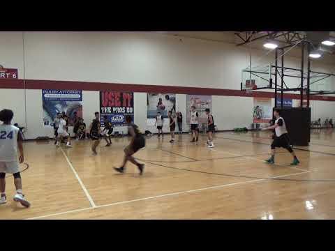 Video of Marcus Fredrickson Cal Elite #34 White jersey/green shoes