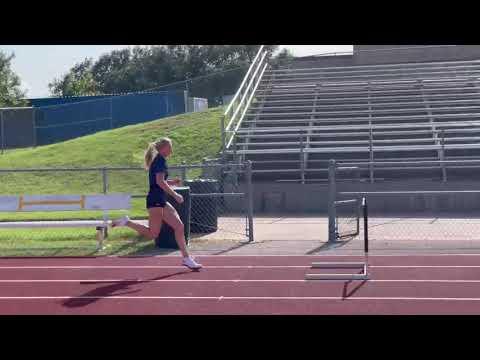 Video of Hurdle Practice 07/23/21 (Over 8 Hurdles)