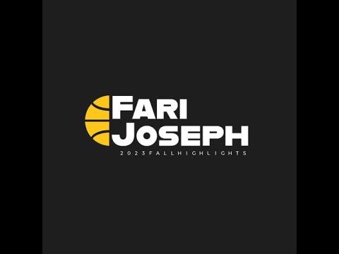 Video of Fari Joseph 2023 Fall Highlights