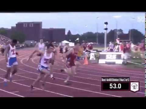 Video of State 2019 4x400 50.5s Split