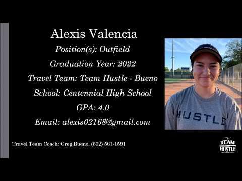 Video of Alexis Valencia Softball Skills Video - 2022 Outfield Slapper - October 2019