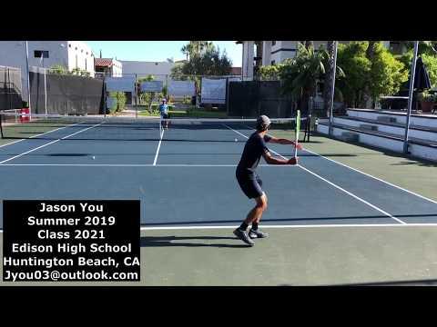 Video of Jason You Class of 2021 College Tennis Recruiting Video (Summer 2019)